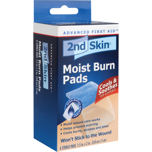 2nd Skin&reg; Moist Burn Pads, 1-1/2" x 2", Class 2 Kelford