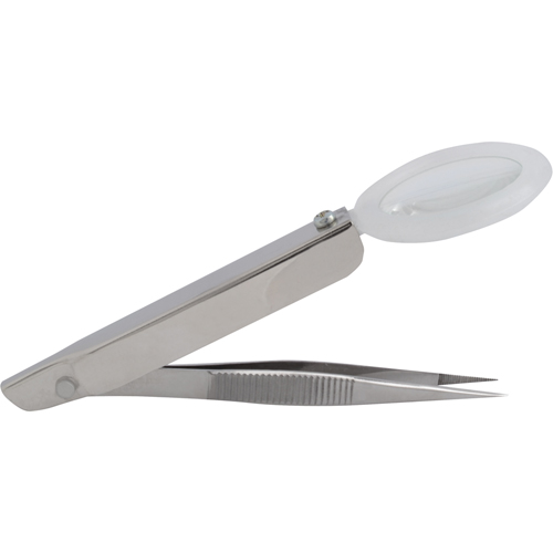 Splinter Forceps With Magnifier Kelford