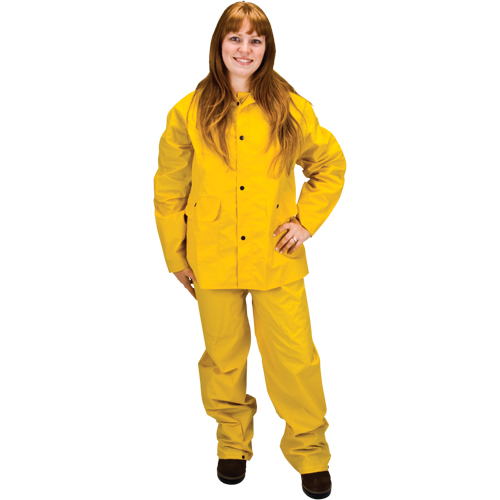 RZ100 Rain Suit, Polyester/PVC, Medium, Yellow Kelford