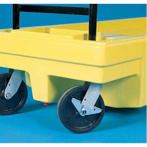 Poly-Spillcart Cart, 66.5" L x 29" W x 43.9" H, 57 US gal. Spill Cap. Kelford