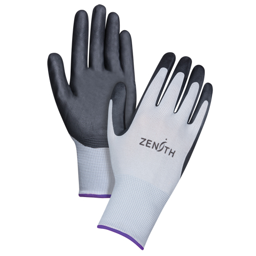 Gants l&eacute;gers enduits et respirants, 6/T-petit, R&ecirc;vetement Mousse de nitrile, Calibre 13, Enveloppe en Polyester Kelford