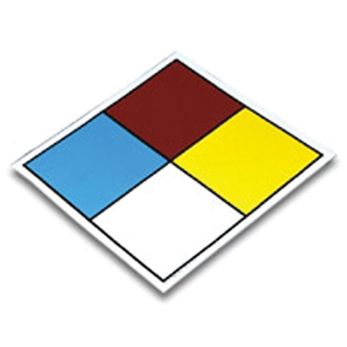Blank NFPA Safety Placard, Vinyl Kelford