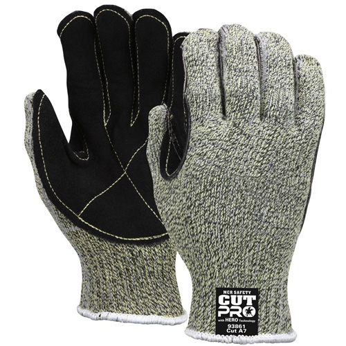 Hero Cut Resistant Gloves, Size Small/7, 7 Gauge, HDPE/Kevlar&reg;/Stainless Steel Shell, ANSI/ISEA 105 Level 4 Kelford