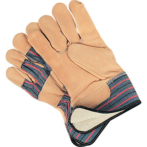 Abrasion-Resistant Winter-Lined Fitters Gloves, Large, Grain Cowhide Palm, Cotton Fleece Inner Lining Kelford