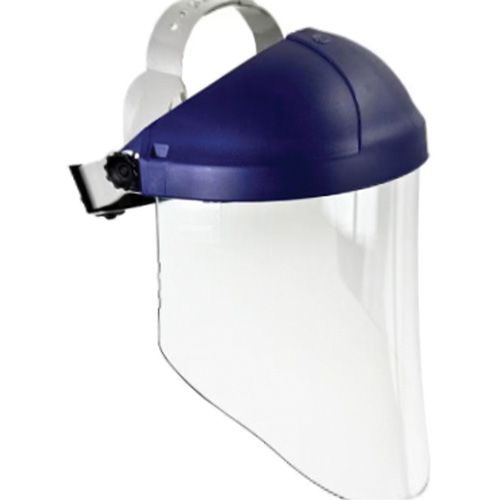 Ratchet Headgear with Faceshield, Polycarbonate, Ratchet Suspension Kelford