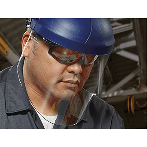Ratchet Headgear with Faceshield, Polycarbonate, Ratchet Suspension Kelford