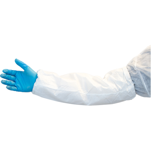 Manches l&eacute;g&egrave;res, Longueur de 18", Vinyle, Blanc Kelford