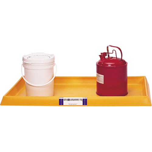 Plateaux Ultra-Containment Tray, 54" lo x 29,8" la x 3,5" h, Cap. de d&eacute;versement 16,5 gal. US Kelford
