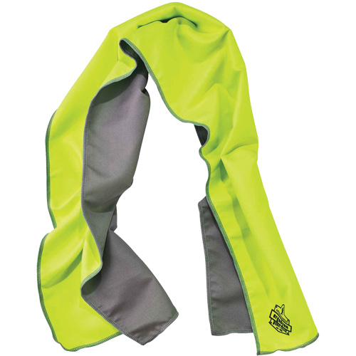 Chill-Its&reg; 6602MF Microfiber Cooling Towel, Hi-Vis Lime Kelford