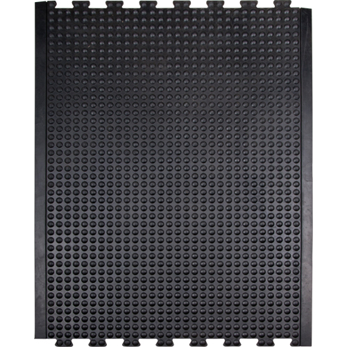 Anti-Fatigue Dome Matting, Bubbled, 3' x 4' x 1/2", Black, Rubber Kelford