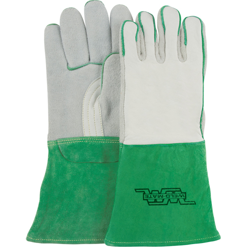 Heavy-Duty Welding Gloves, Split Cowhide, Size Medium Kelford
