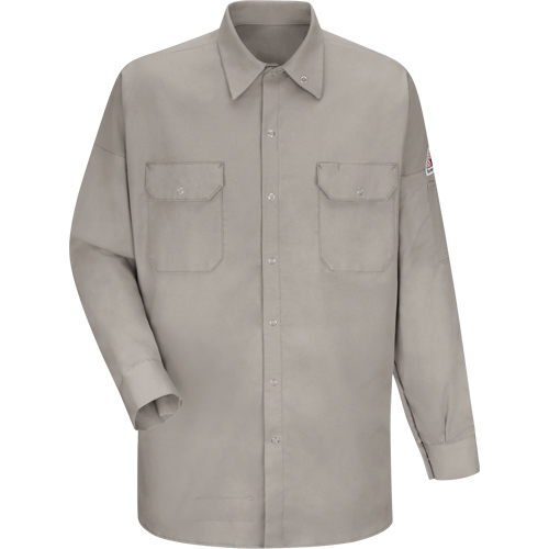 Chemise ignifuge pour soudeurs, Moyen, Gris Kelford