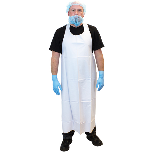 Vinyl Aprons, Vinyl, White, 35" W x 45" L Kelford