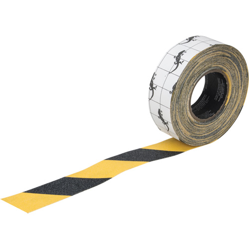 Premium Anti-Skid Tape, 2" x 60', Black & Yellow Kelford