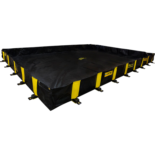 Bermes Rigid-Lock QuickBerm, Capacit&eacute; 1910 gal. US, 16' la x 16' lo x 12" h, Paroi &agrave; piquets Kelford