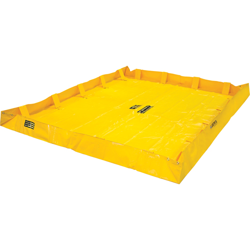 Berme de confinement Lite QuickBerm , Capacit&eacute; 398 gal. US, 8' la x 10' lo x 8" h, Support &agrave; encliqueter Kelford