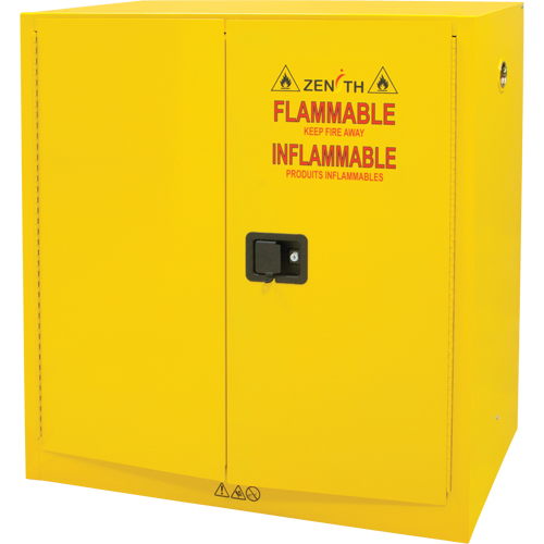 Armoire pour produits inflammables, 30 gal., 2 Porte(s), 43" La x 44" h x 18" p Kelford