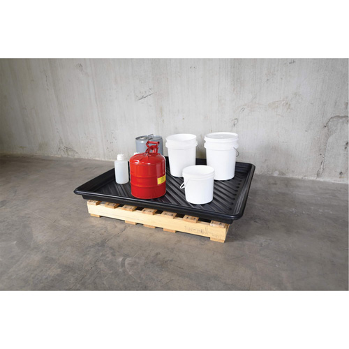 Plateaux Ultra-Utility Trays, 36" lo x 36" la x 4,75" h, Cap. de d&eacute;versement 27 gal. US Kelford
