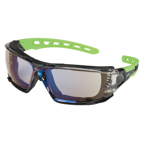 Z2500 Series Safety Glasses with Foam Gasket, Indoor/Outdoor Mirror Lens, Anti-Scratch, ANSI Z87+/Meets/Exceeds CSA Z94.3 Kelford