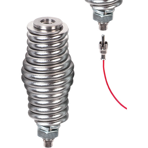 Support porte-drapeau Safety Whip, Fixation Ressort Kelford