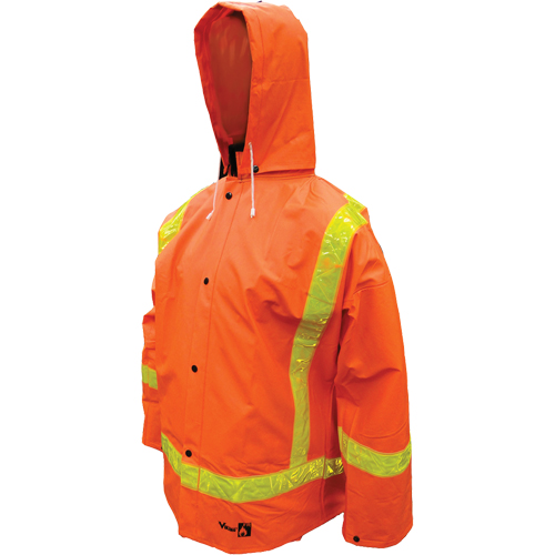 V&ecirc;tements imperm&eacute;ables en PVC ignifuges Open Road , Petit, Orange Kelford