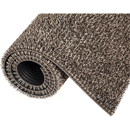 Tapis Astro-Plus, Poly&eacute;thyl&egrave;ne, Grattoir Type, Motif Textur&eacute;, 3-3/10' x 4', Brun Kelford
