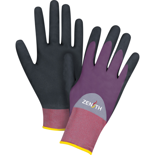 ZX-2 Premium Coated Gloves, 9/Large, Nitrile/Foam Nitrile Coating, 18 Gauge, Nylon Shell Kelford