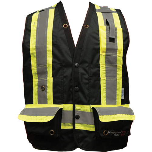 Veste de s&eacute;curit&eacute; ignifug&eacute;e pour arpenteur, Noir, Petit, Polyester Kelford