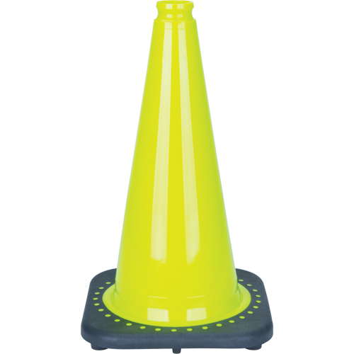 C&ocirc;ne de signalisation de premi&egrave;re qualit&eacute;, 18", Vert lime Kelford