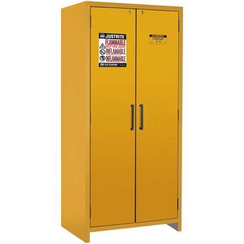 Armoire d'entreposage 90 minutes s&eacute;curitaire et conforme &agrave; la norme EN, 30 gal., 2 Porte(s), 35,16" La x 76,89" h x 24,21" p Kelford