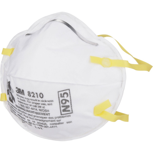 Respirateurs contre les particules 8210, N95, Certifi&eacute; NIOSH Kelford