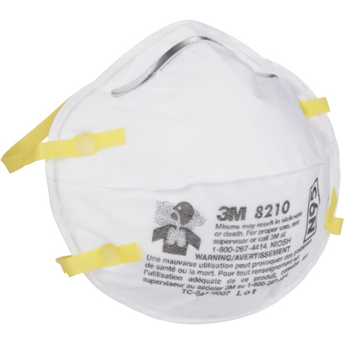 Respirateurs contre les particules 8210, N95, Certifi&eacute; NIOSH Kelford