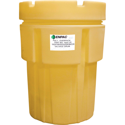 Poly-Overpack&reg; 65 Salvage Drum, 65 US gal., Stationary Kelford