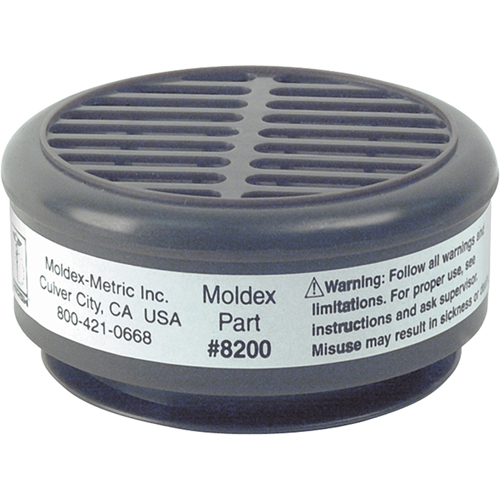 8000 Series Replacement Cartridges, Gas/Vapour Cartridge, Acid Gas Kelford