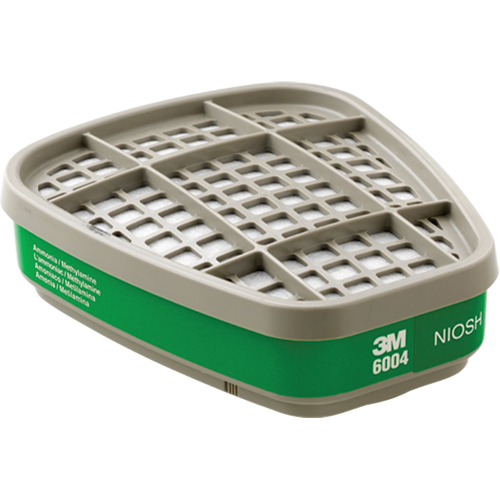 Cartouches pour respirateur s&eacute;rie 6000, Cartouche gaz/vapeur, Ammoniac/M&eacute;thylamine Kelford