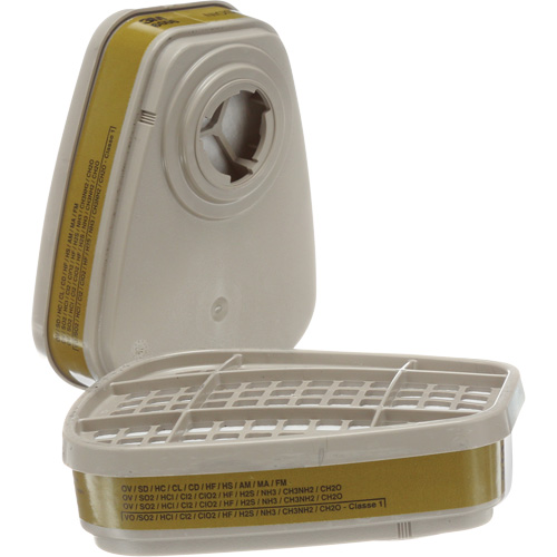 Cartouches pour respirateur s&eacute;rie 6000, Cartouche gaz/vapeur, Gaz multiples/Vapeurs Kelford