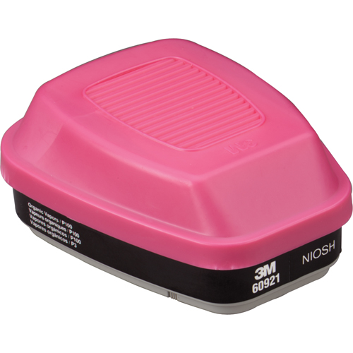 6000 Series Respirator Cartridges, Gas/Vapour Cartridge, Organic Vapour/P100 Kelford