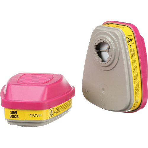 6000 Series Respirator Cartridges, Gas/Vapour Cartridge, Organic Vapour/Acid Gas/P100 Kelford