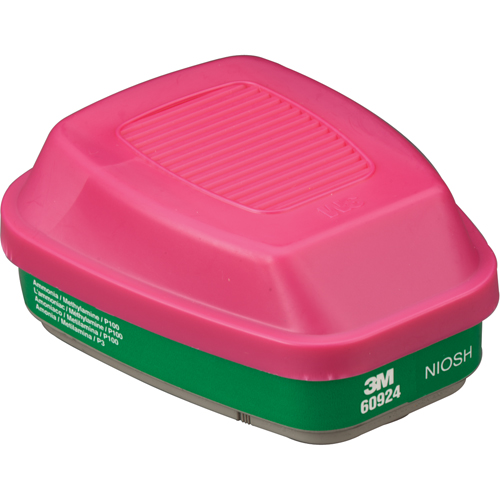 6000 Series Respirator Cartridges, Gas/Vapour Cartridge, Ammonia/Methylamine Kelford