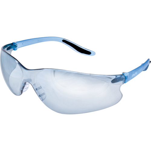Lunettes de s&eacute;curit&eacute; s&eacute;rie Z500, Lentille Bleu/Miroir int&eacute;rieur/ext&eacute;rieur, Anti-&eacute;gratignures, ANSI Z87+/R&eacute;pond ou surpasse la norme CSA Z94.3 Kelford
