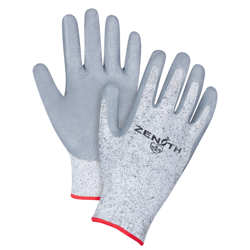 Gants &eacute;lastiques sans coutures r&eacute;sistants &agrave; la coupe, Taille Petit/7, Calibre 13, Rev&ecirc;tement Nitrile, Enveloppe en PEHP, ANSI/ISEA 105 niveau 2/EN 388 niveau 3 Kelford