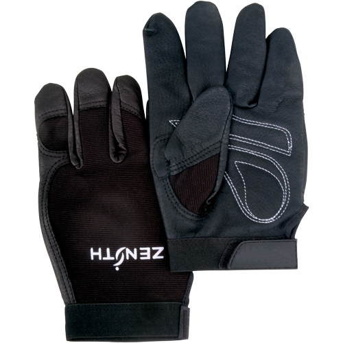Gants pour m&eacute;canicien ZM300, Paume Cuir fleur, Taille T-Grand Kelford