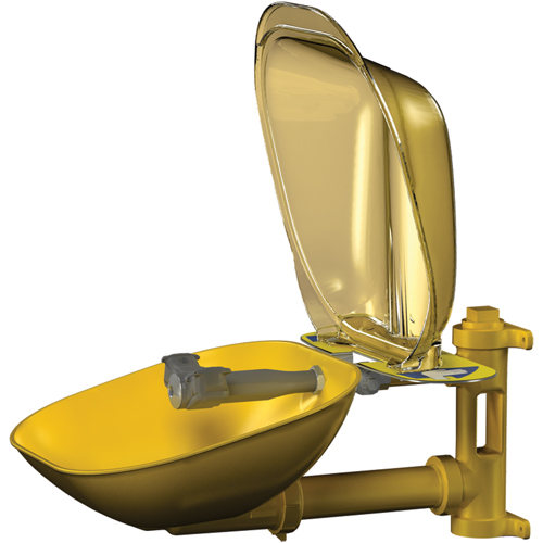Halo Eyewash Stations, Wall-Mount Installation, Plastic Bowl Kelford