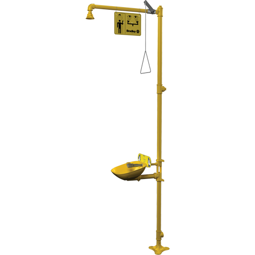 Combinaison de douche d'urgence & douche oculaire Halo Kelford
