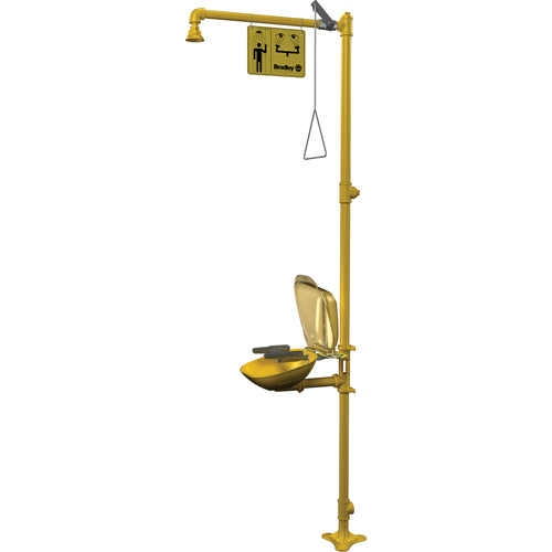Halo Combination Emergency Shower & Eyewash Station Kelford