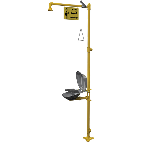 Combinaison de douche d'urgence & douche oculaire Halo Kelford