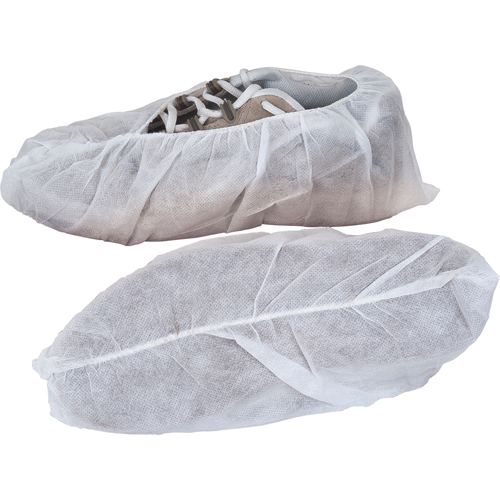 Shoe Covers, Large, Polypropylene, White Kelford