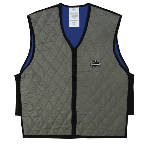 Chill-Its&reg; 6665 Wet Evaporative Cooling Vests, Medium, Grey Kelford