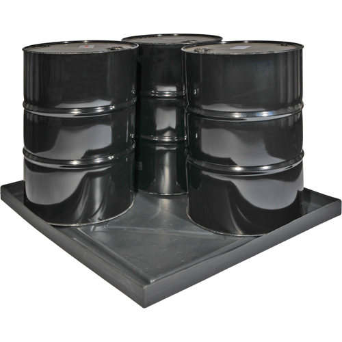 Econo Spill Shells, 51" L x 47" W x 5" H, 36 US gal. Spill Capacity Kelford