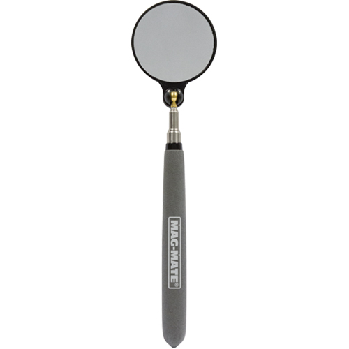 Miroir d'inspection, Circulaire, 2-1/4" lo x 2-1/4" la, T&eacute;lescopique Kelford